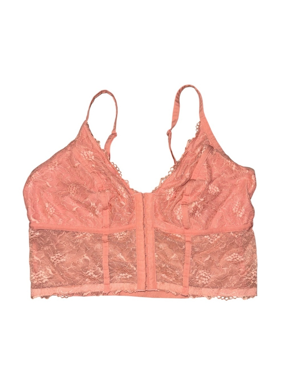 Colsie Target light pink lace corset bralette women’s size XL